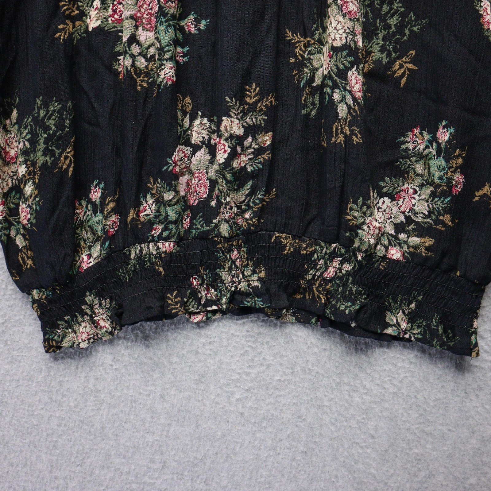 American Rag Cie Blouse Womens Small Floral Fairy Grunge Long Sleeve Lace Boho