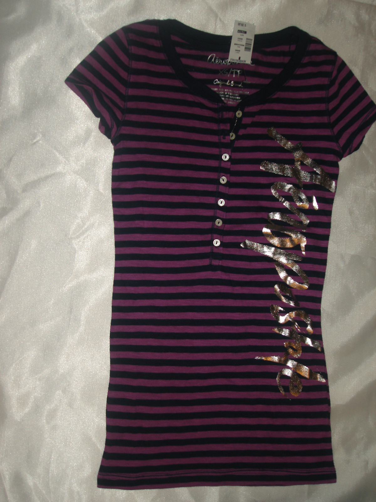 Womens Aero 1987 Aeropostale Logo, Striped, Super cute! Lots of sizes and colors