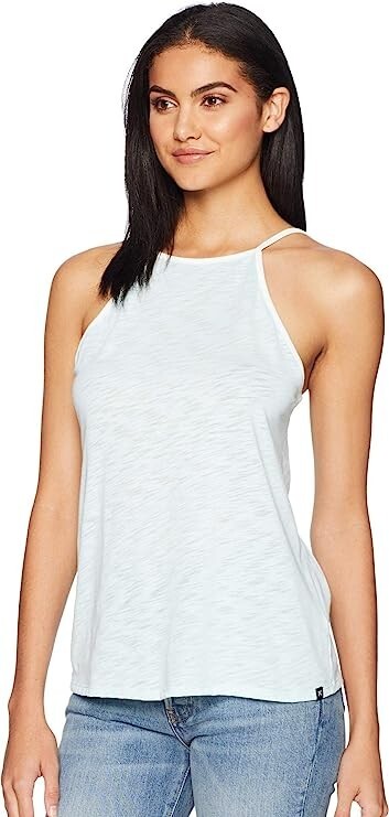 Hurley Women’s Dri-FIT Solid Ringer Tank Igloo Heather Choose Size Pull On B03