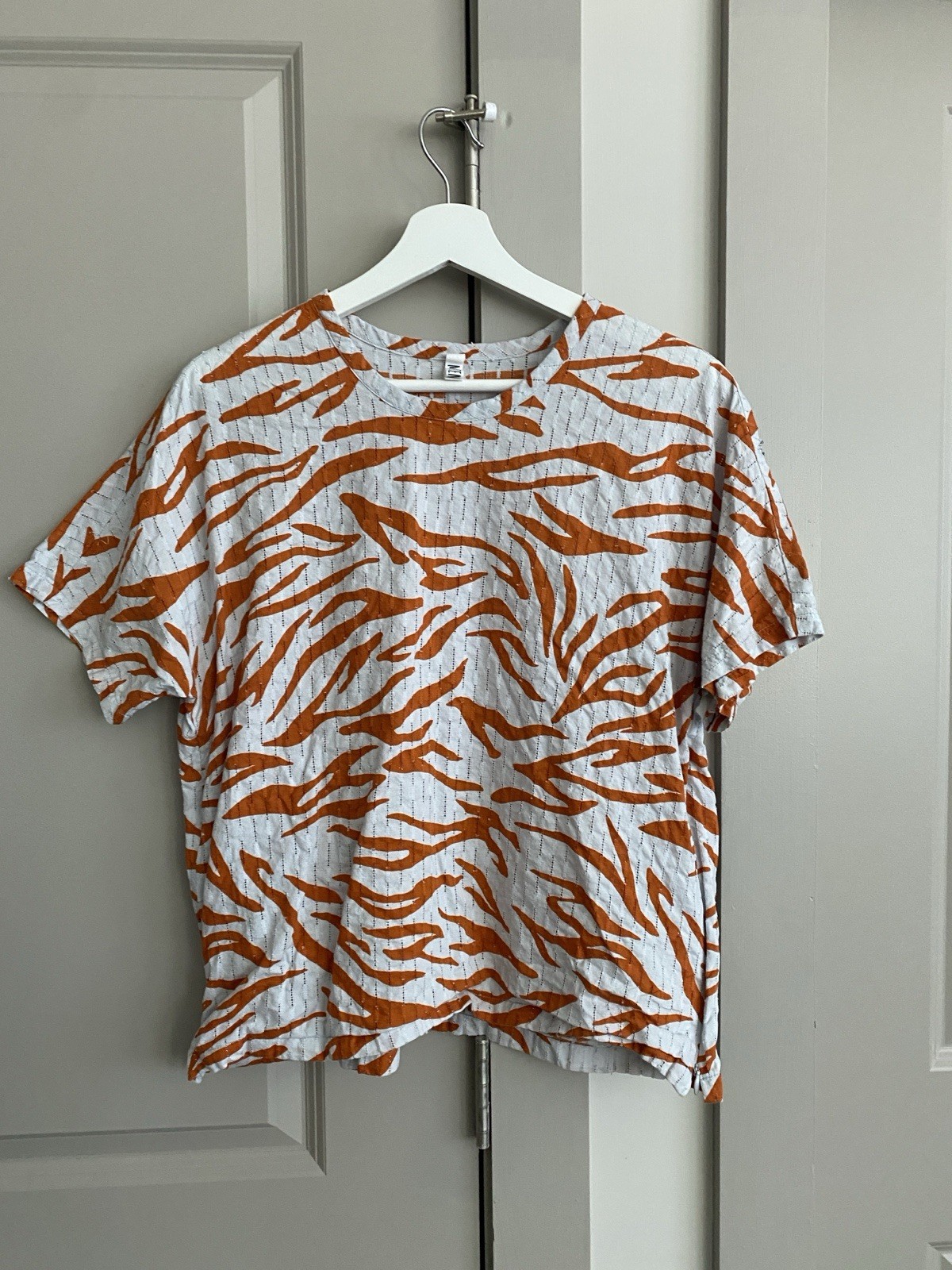 Moun Ten Japan Women’s Top Shirt Short Sleeves Size 0 Made In Japan