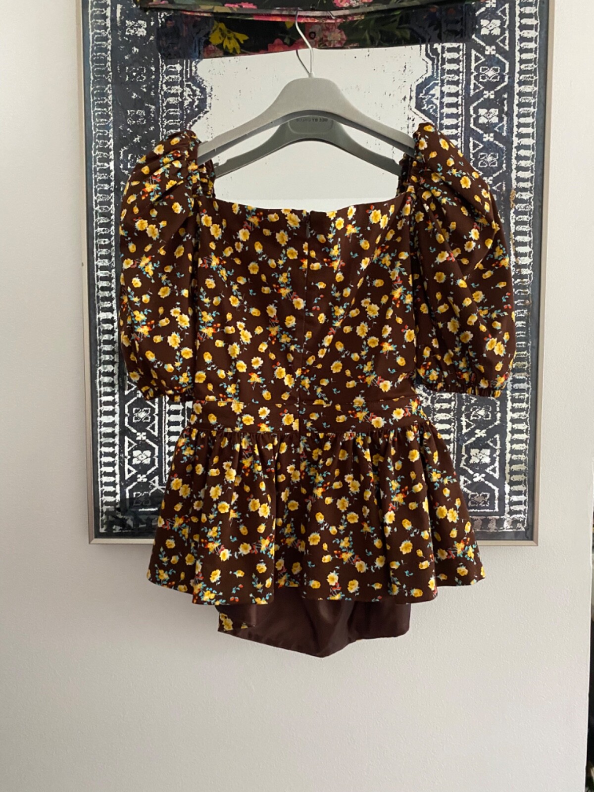 New Women’s Autumn Adeigbo Bridgette Gorgeous Floral Print Blouse 2,8