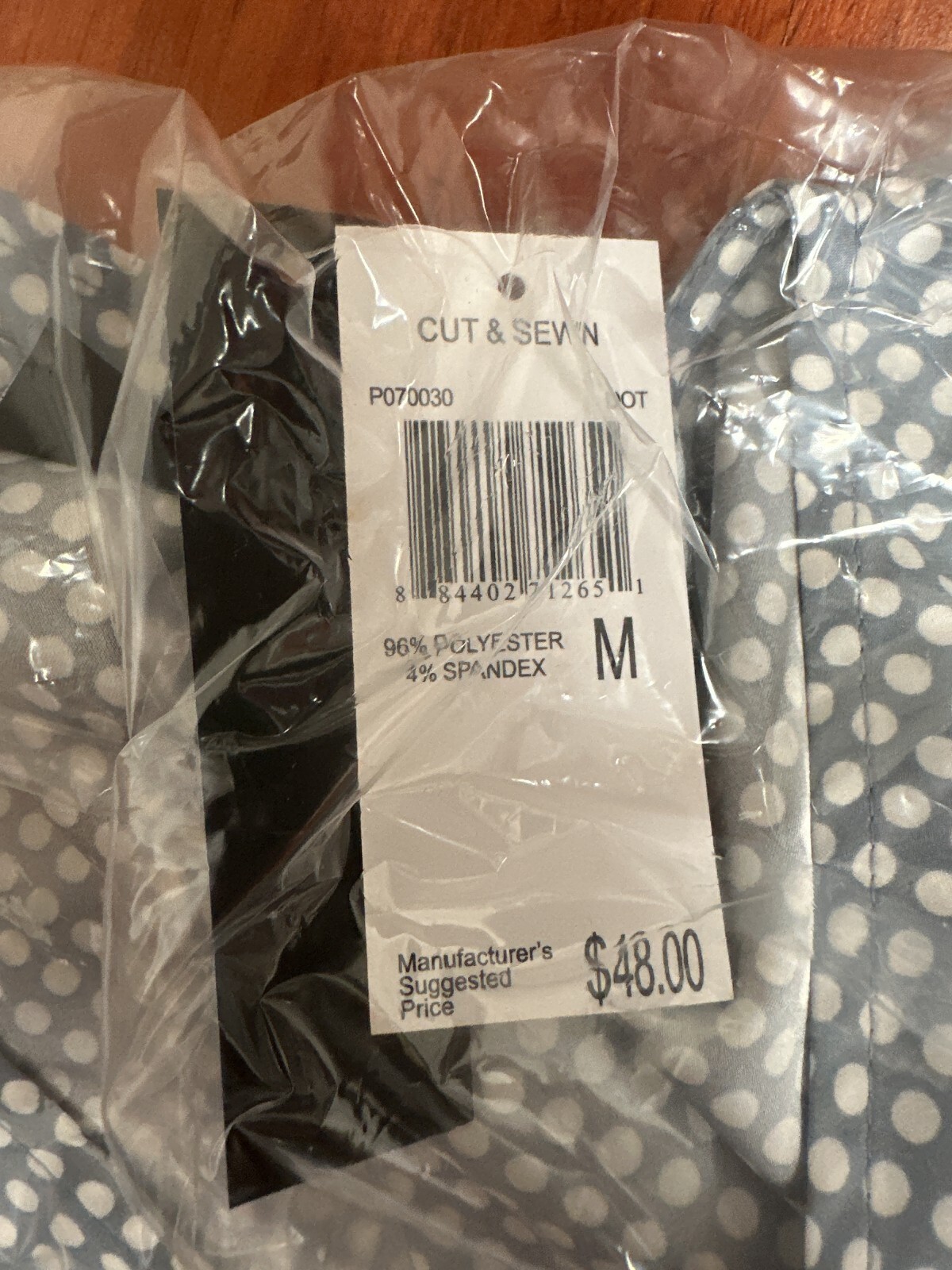 Premise Medium Polka Dot Zip-Up Top