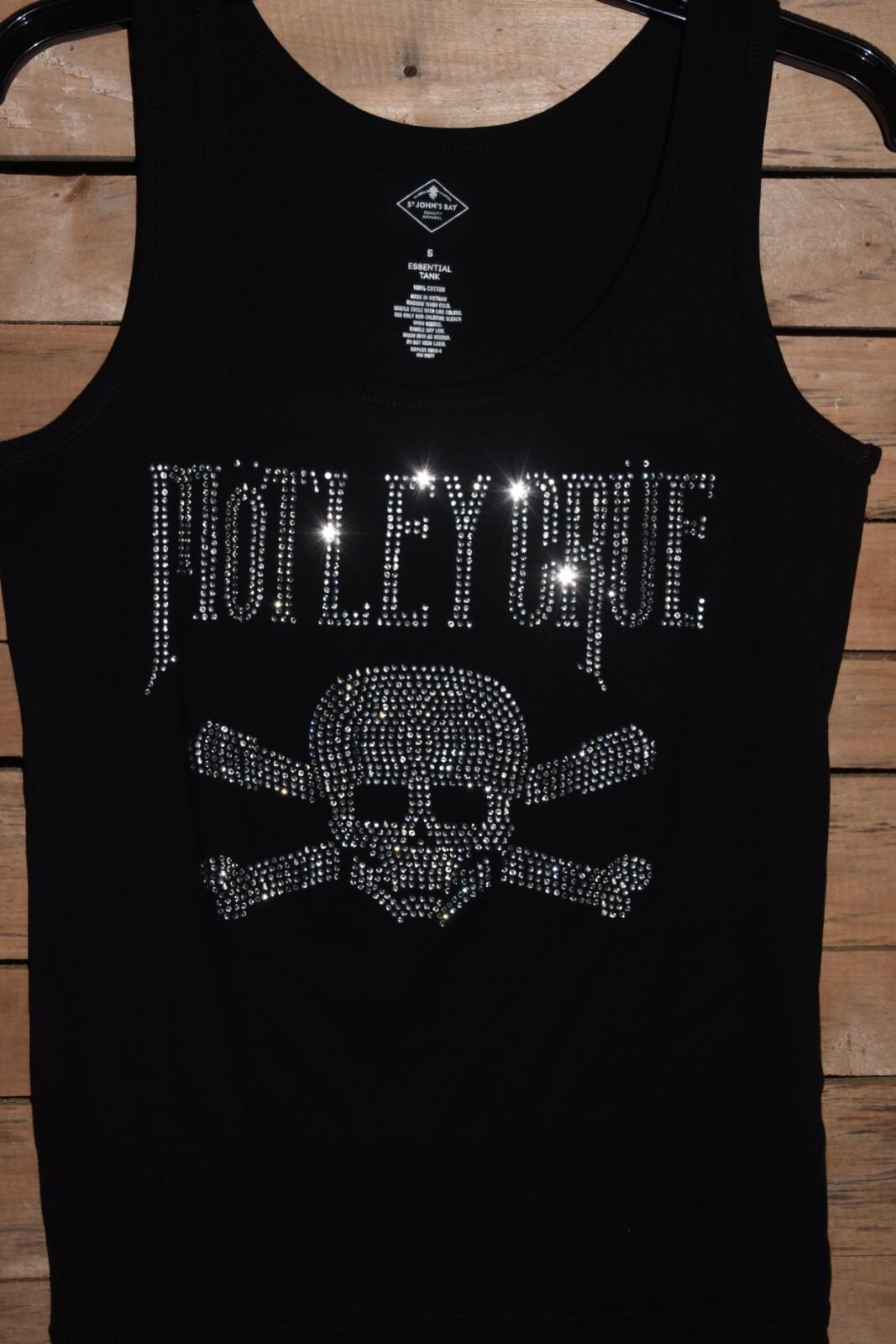Motley Crue rhinestone bling shirt or tank XS S M L XL XXL 1X 2X 3X 4X 5Xclear