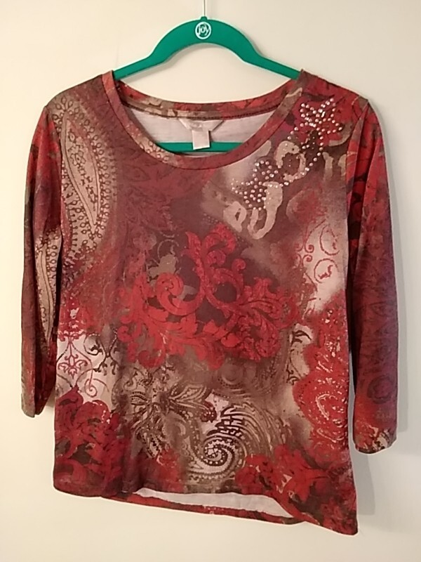 Lot of 9 tops size M multicolor Coldwater Creek Talbots Peck & Peck White Stag