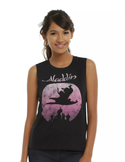 Disney Aladdin Magic Carpet Ride Girls Muscle Top XL