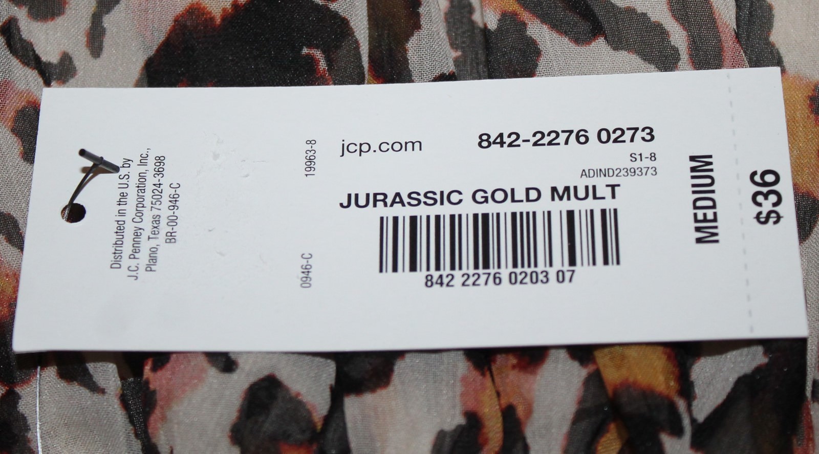 a.n.a., Medium, Jurassic Gold Multi Adjustable Strap Top, New with Tags