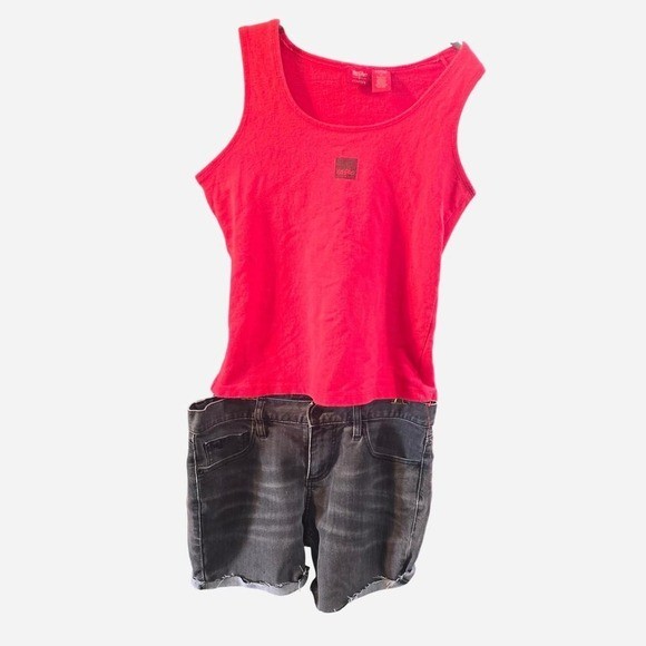 WOMENS Y2K/90’S RED MOSSIMO TANK MEDIUM