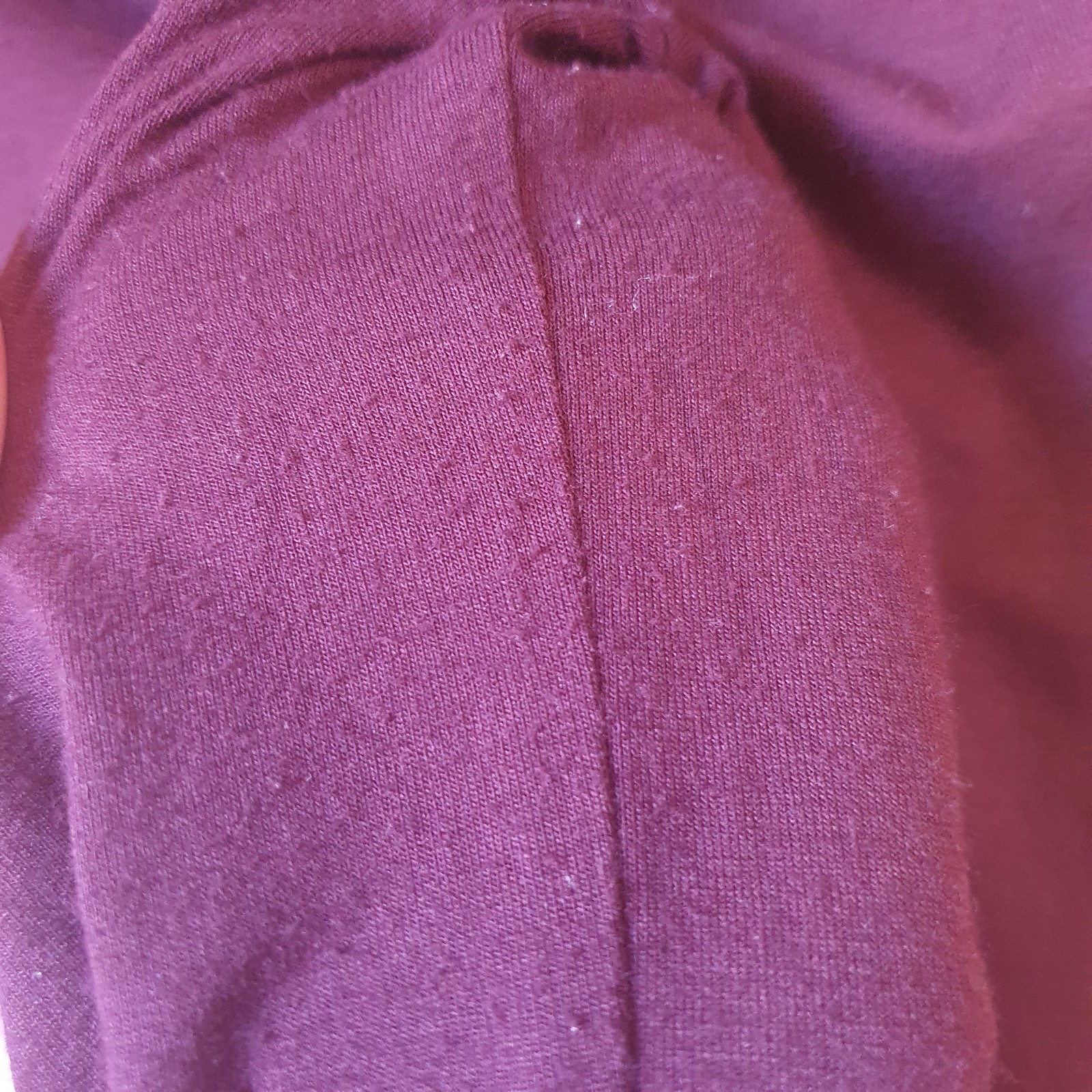 Hobbs Collared Long Sleeved Top Viscose Elastane Dark Academia UK M Purple