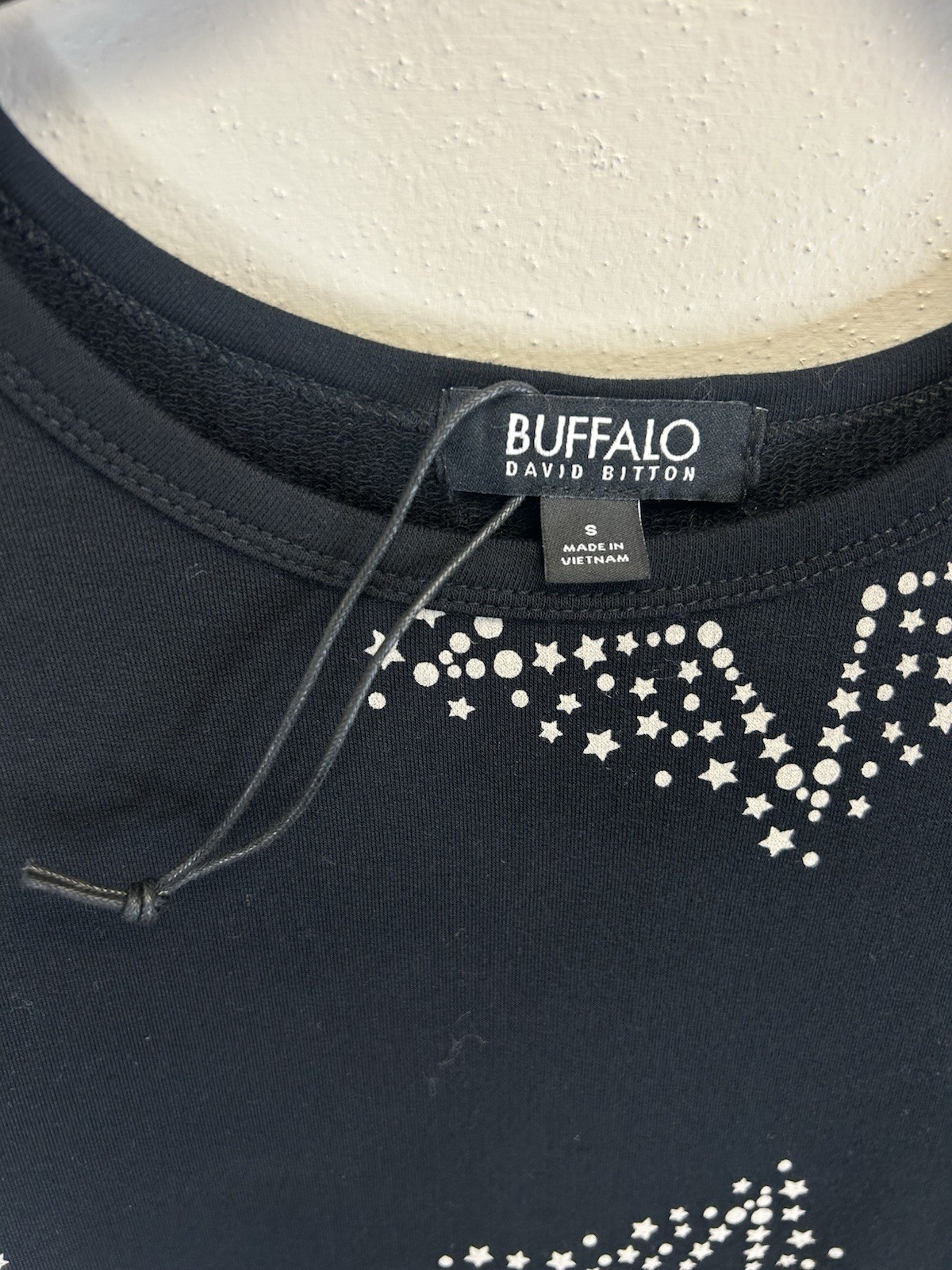 Celestial Star Rocker Punk Black Tee NWOT Size S Concert Black Whimsigoth Fun