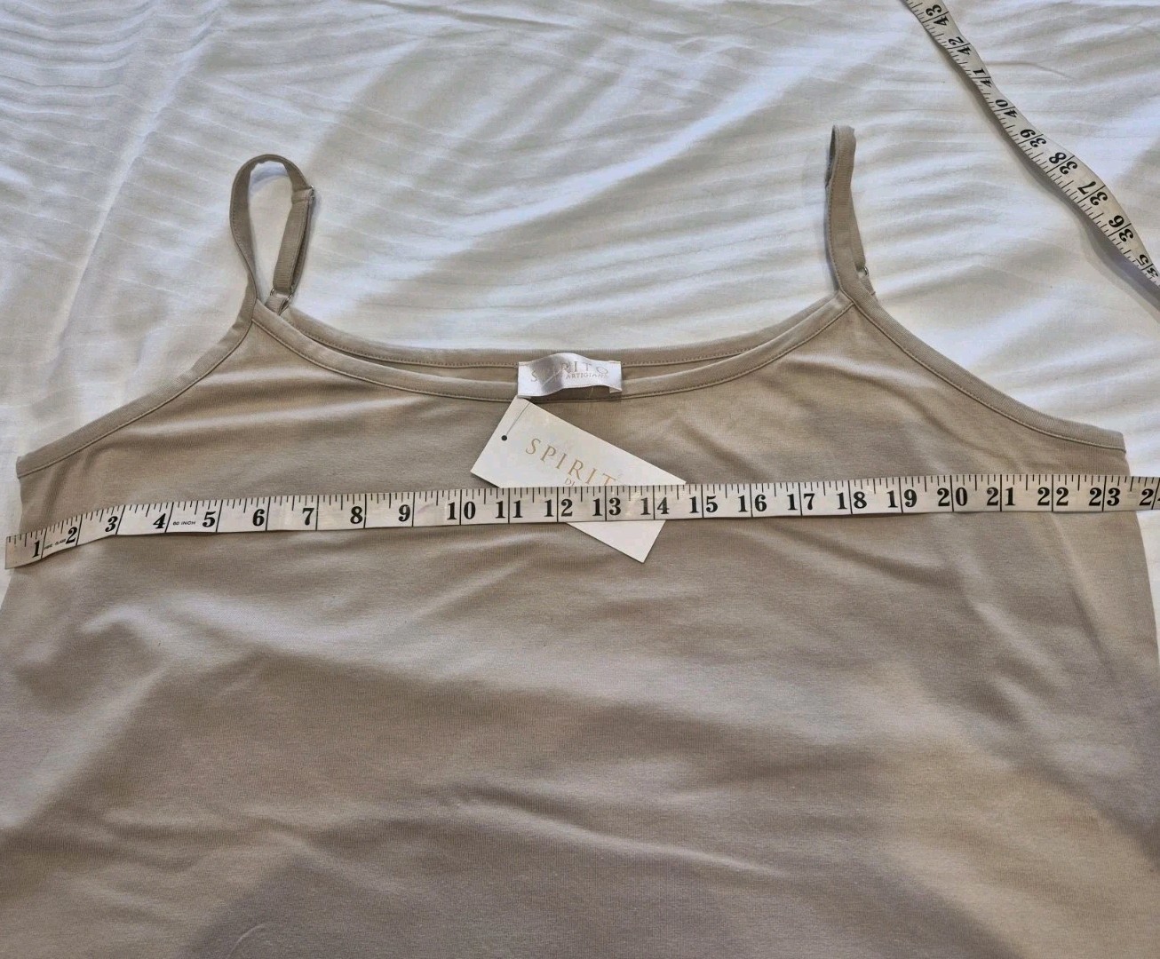 Peter Hahn & Spirito X2 Vest Top Uk24 Turquoise Beige Bnwt Holiday Cruise