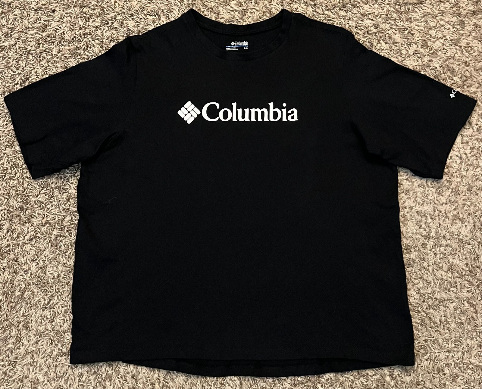 Columbia Sportswear Company Classic Spell Out Graphic Women’s T-Shirt L