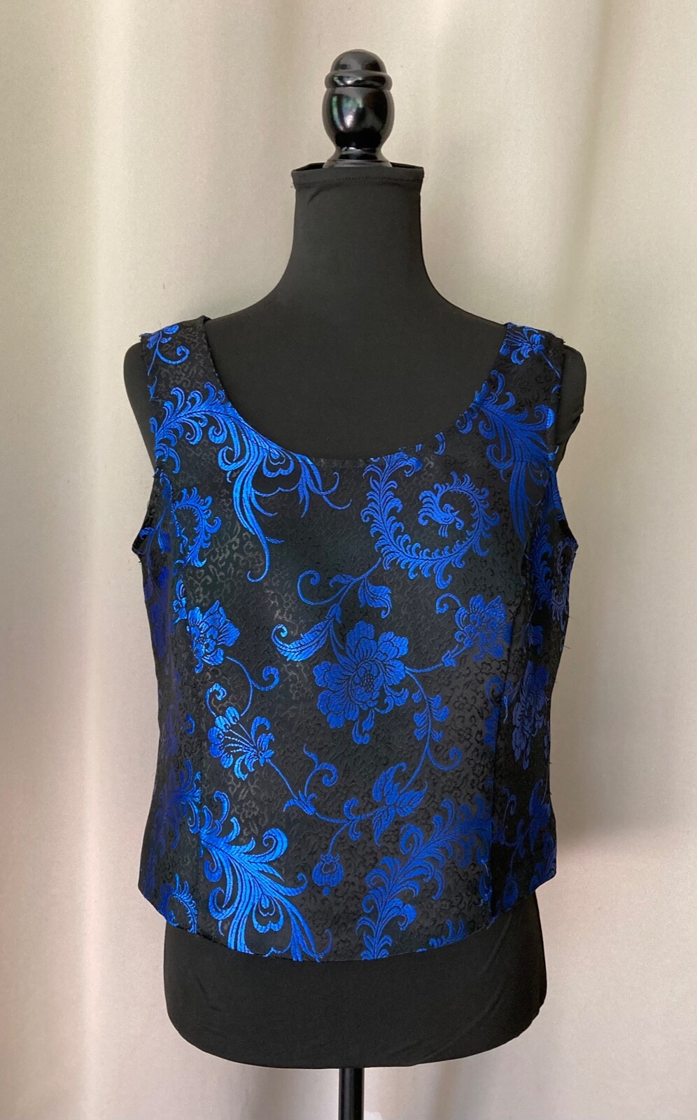 Vintage Elegant Fitted Top Polyester WPL 17638 Made In Sri Lanka Women’s 10P
