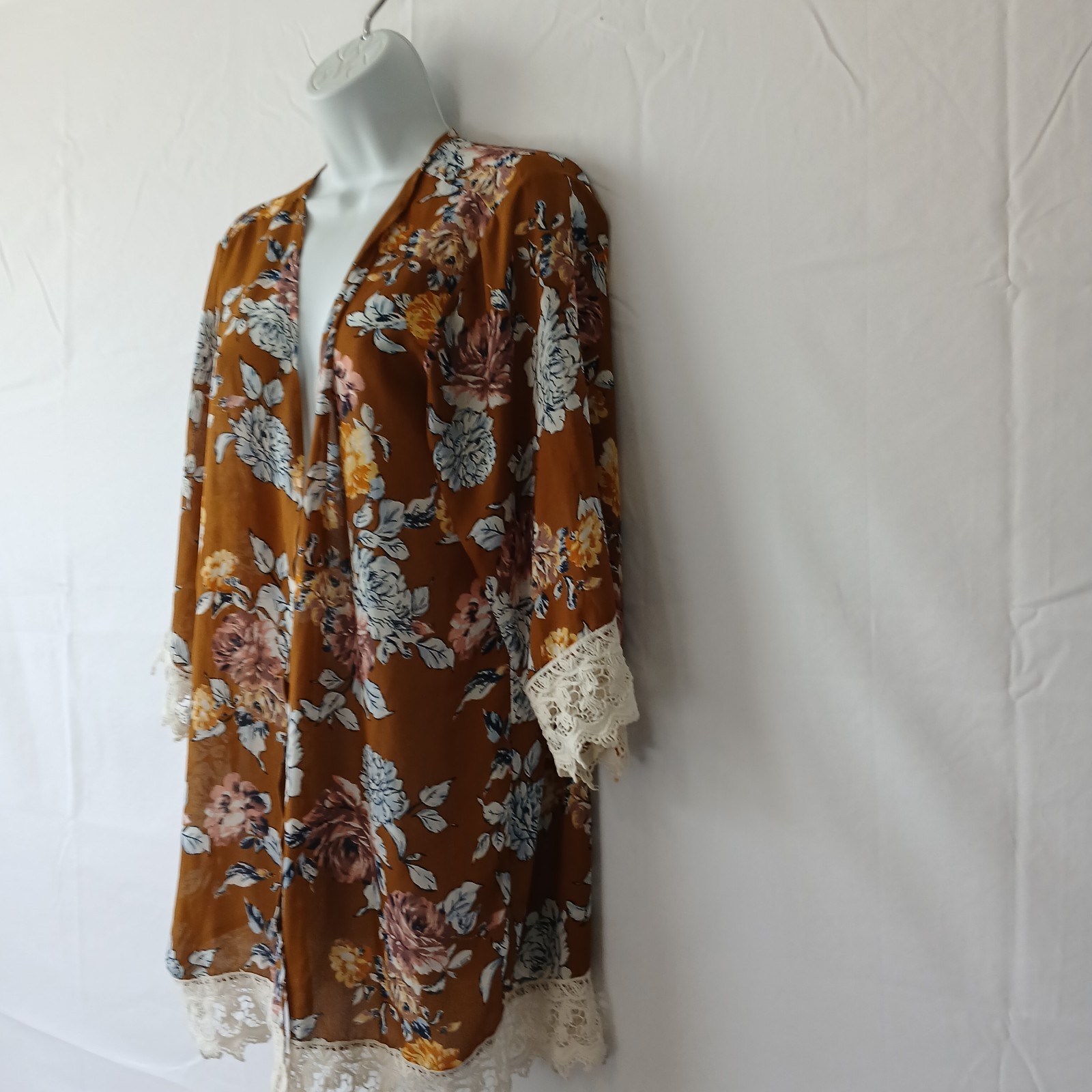 gypsies and moondust top open front cover up sz L fairy boho gypsy casual beach