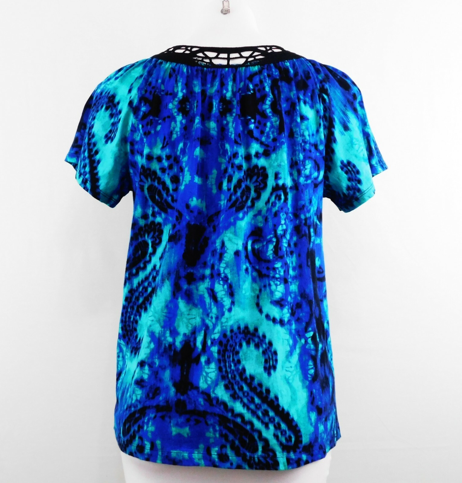Jones New York Women Shirt, Size S, Multi-color, 95% Cotton, 5% Spandex