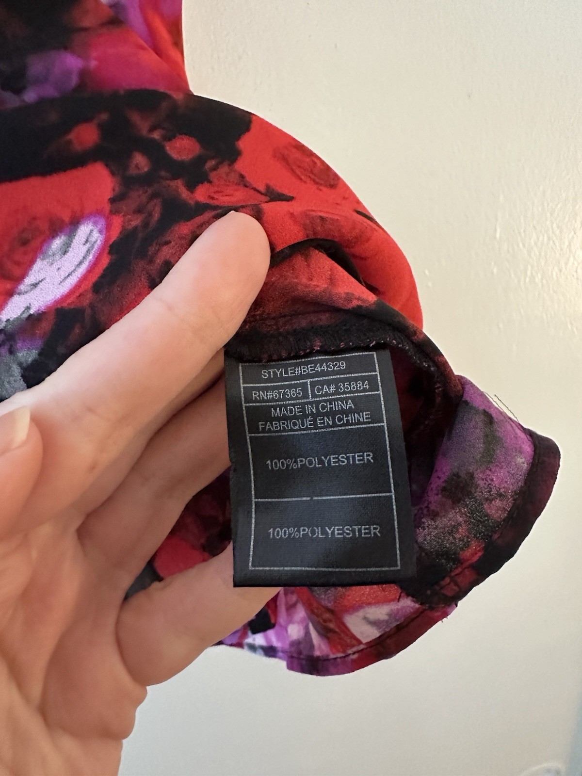 BB Dakota Anita Rose Floral Halter Top Women’s Size S EUC