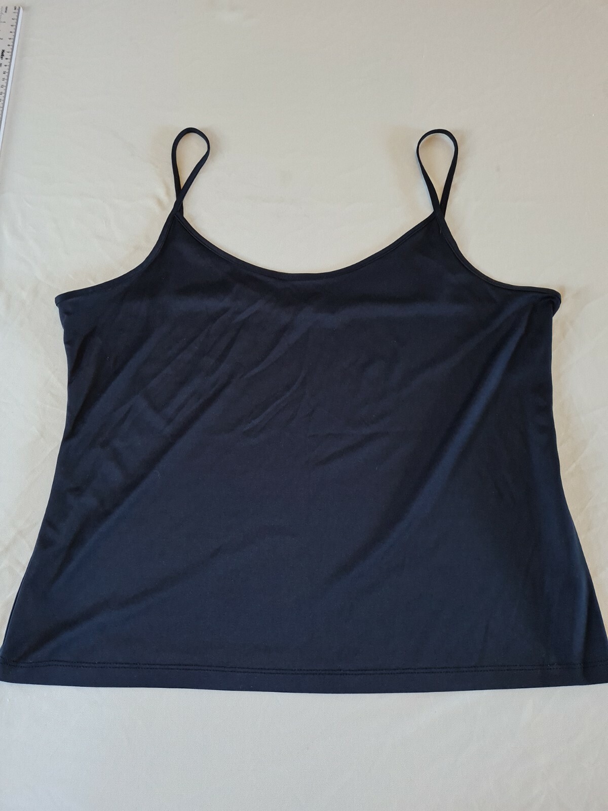 Ladies Vest Top George Size 20 Sleeveless Blue N.o 1750