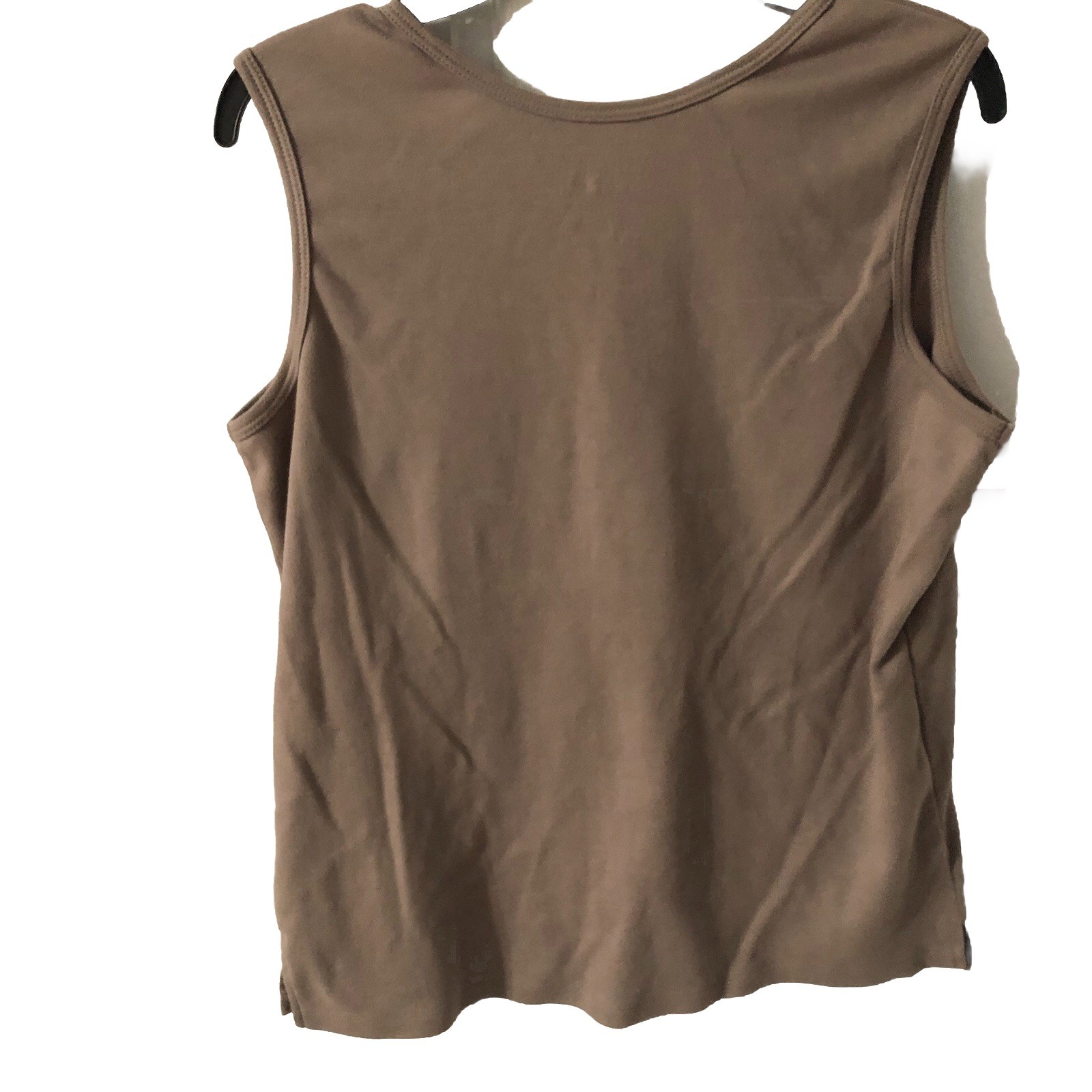 Hastings & Smith Tank Top L Brown Soft Cotton Poly Bust:42” Length:24” Layering