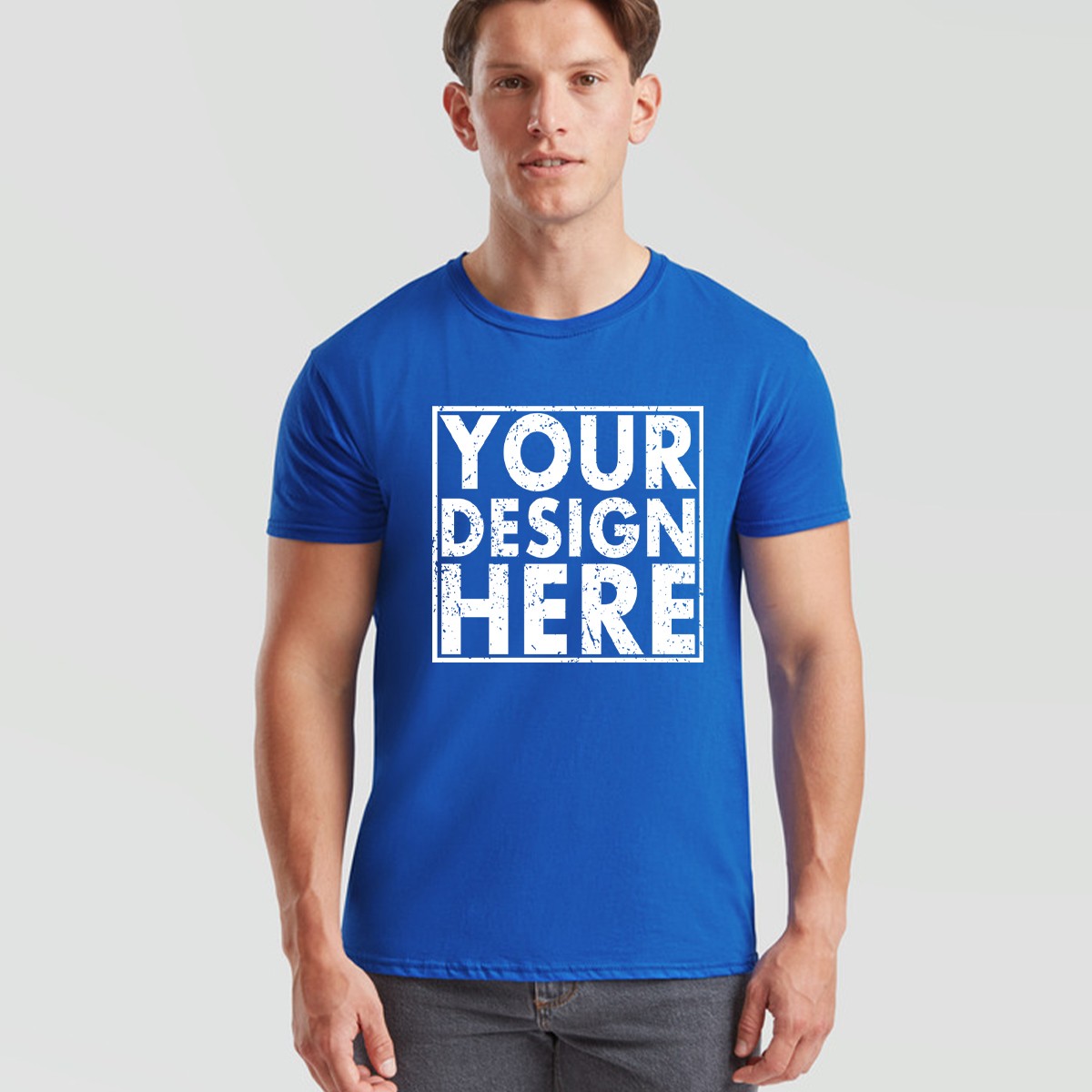 Personalised Your Logo Or Text Here Text Customization Mens T-Shirt Womens Tee