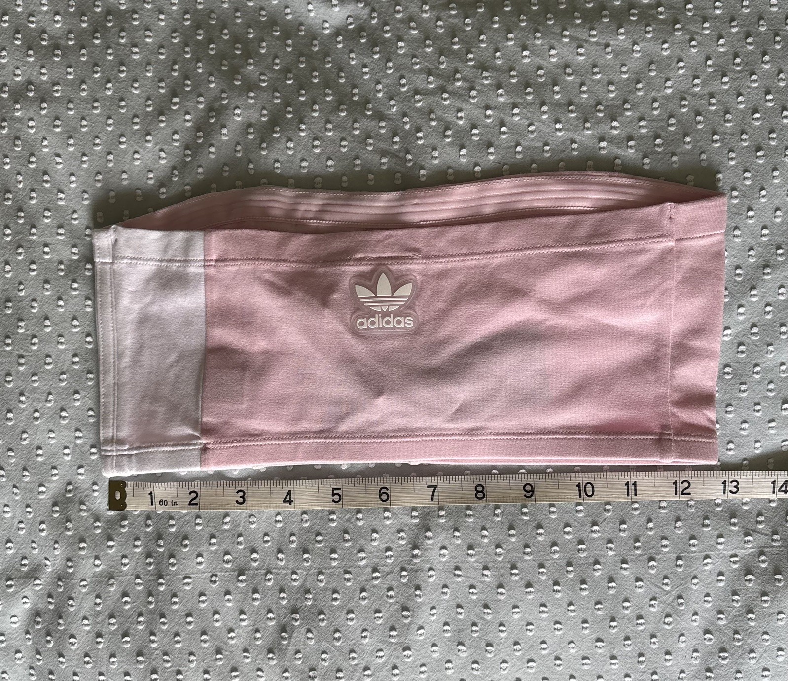 Adidas Originals Color Block Bandeau Tube Top Size UK 10 Pink BNWT
