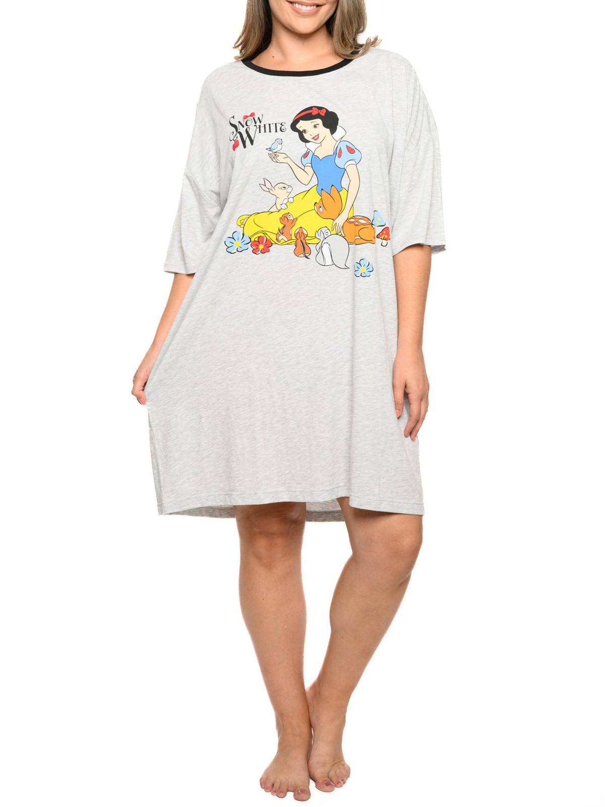 Womens Disney Snow White Sleep shirt Nightgown Pajamas One Size