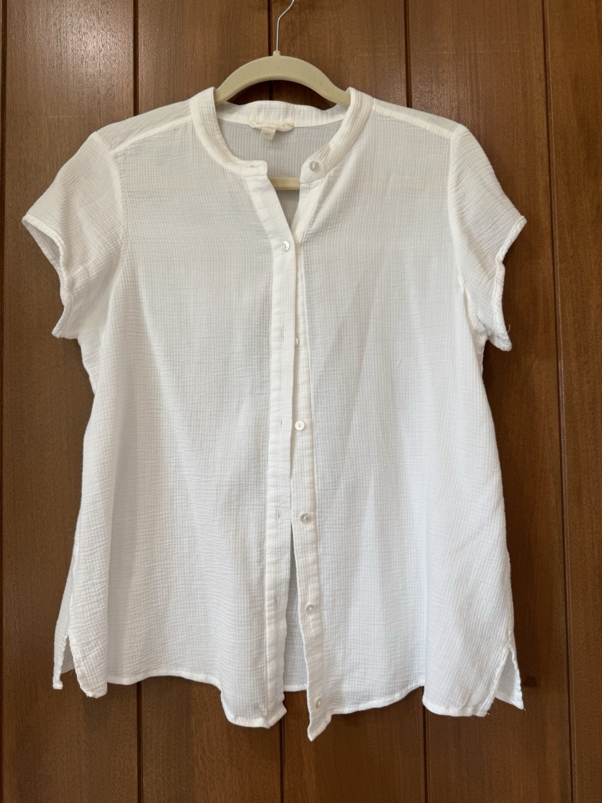eileen fisher Organic Cotton top small