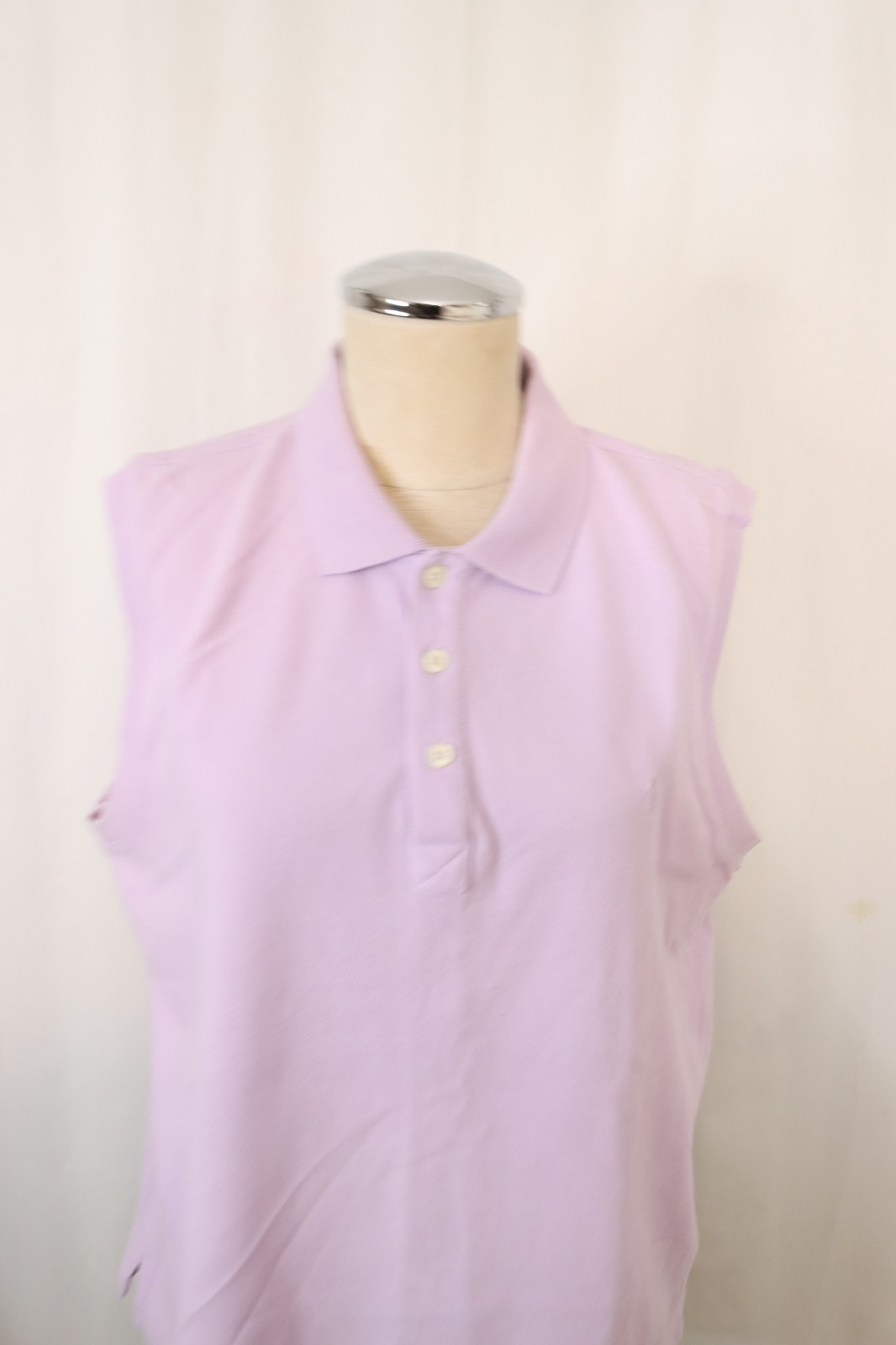 Ralph Lauren Sports XL Light Purple Tank Classic Fit Sleeveless Polo Cotton (46)