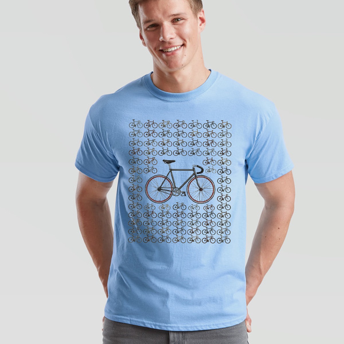 Bikefinity Unisex T Shirt Bike Cycling Cyclist Design Gift Idea Bicycle Tee