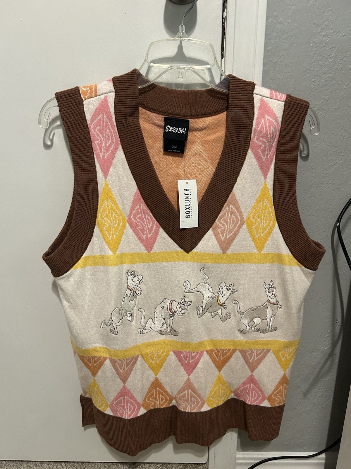 Scooby-Doo Box Lunch Vest NWT