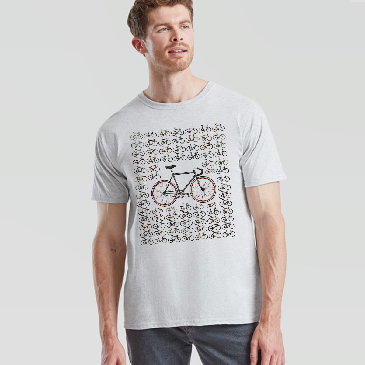 Bikefinity Unisex T Shirt Bike Cycling Cyclist Design Gift Idea Bicycle Tee