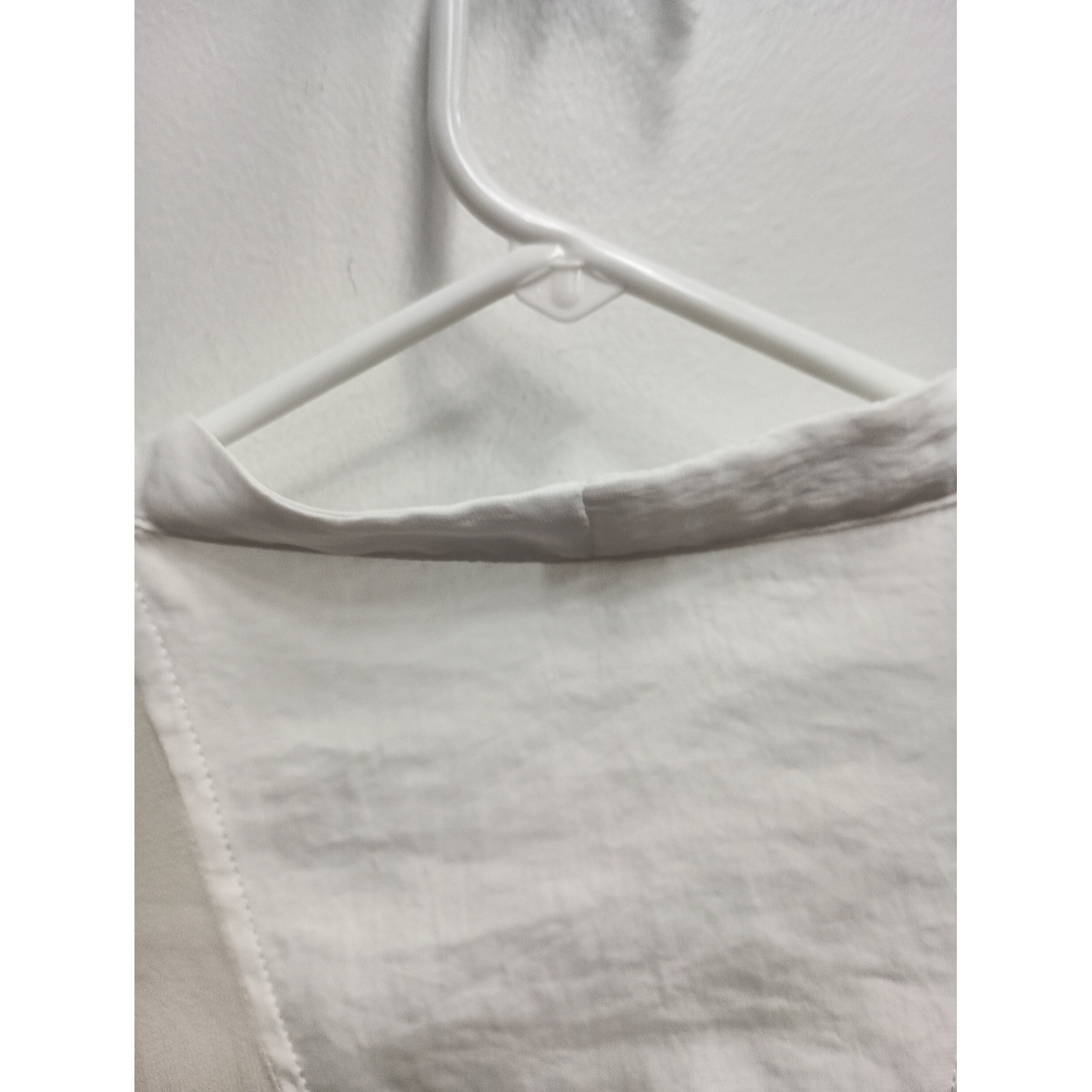 Laila & Savannah Silk Sleeveless Top Womens Small White Cream Sheer BOHO