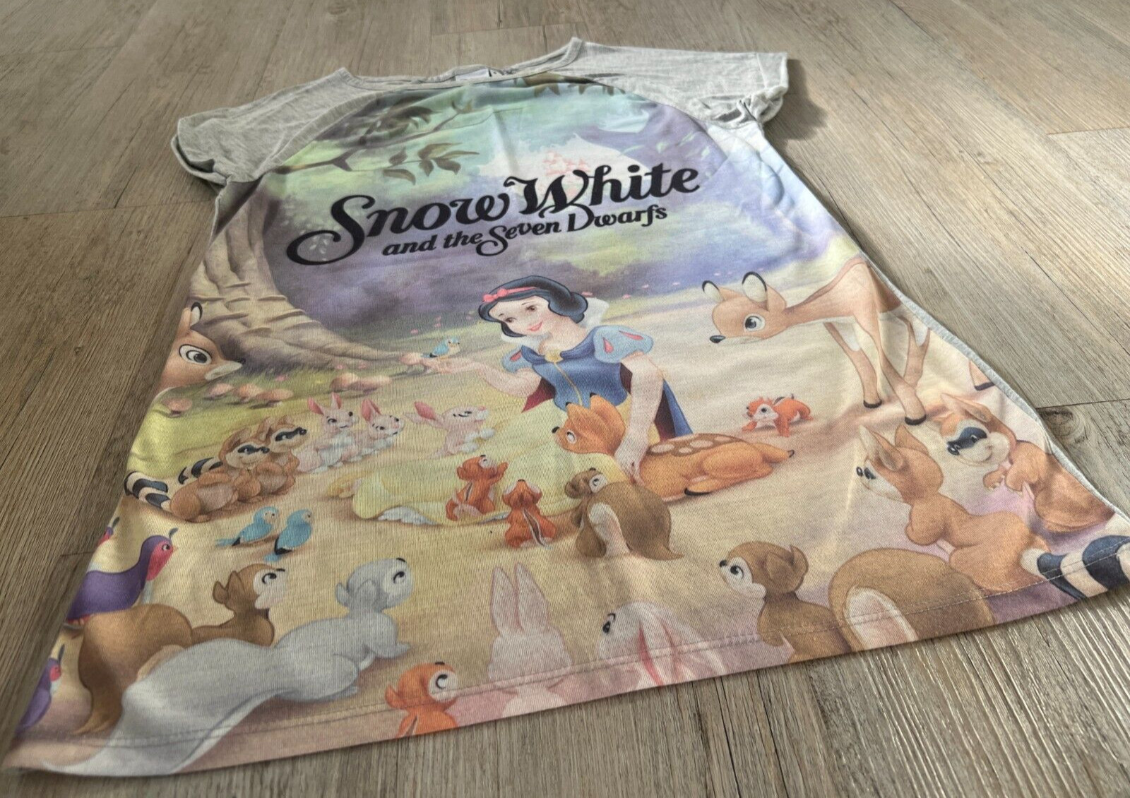 Primark Disney Snow White and the Seven Dwarfs T-Shirt in Size Small UK 8 – Used