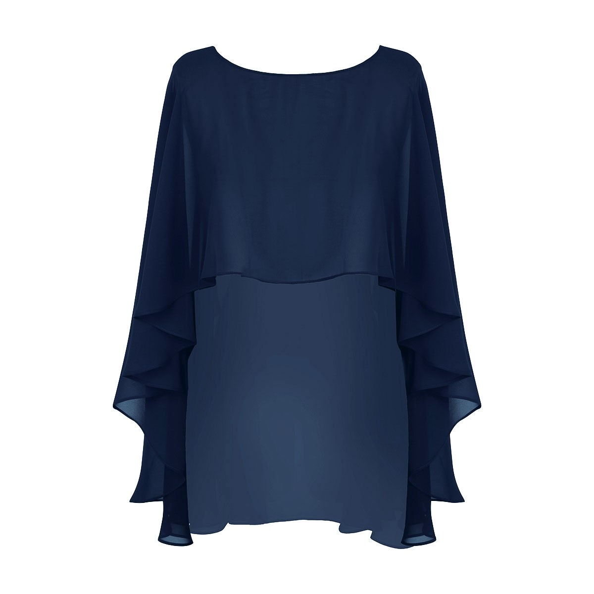 Women’s Sheer Chiffon Capes Shawls Bolero Shrug Cover Ups Wedding Evening Wraps