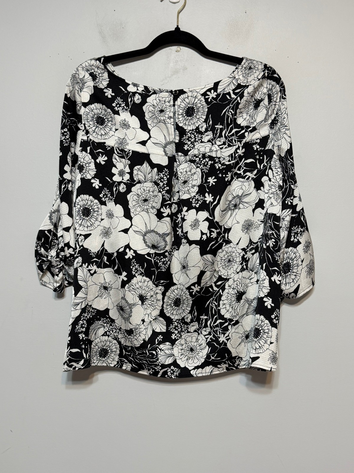 Talbots Cottagecore Timeless Floral Top Womens Size Medium Classic Office Chic