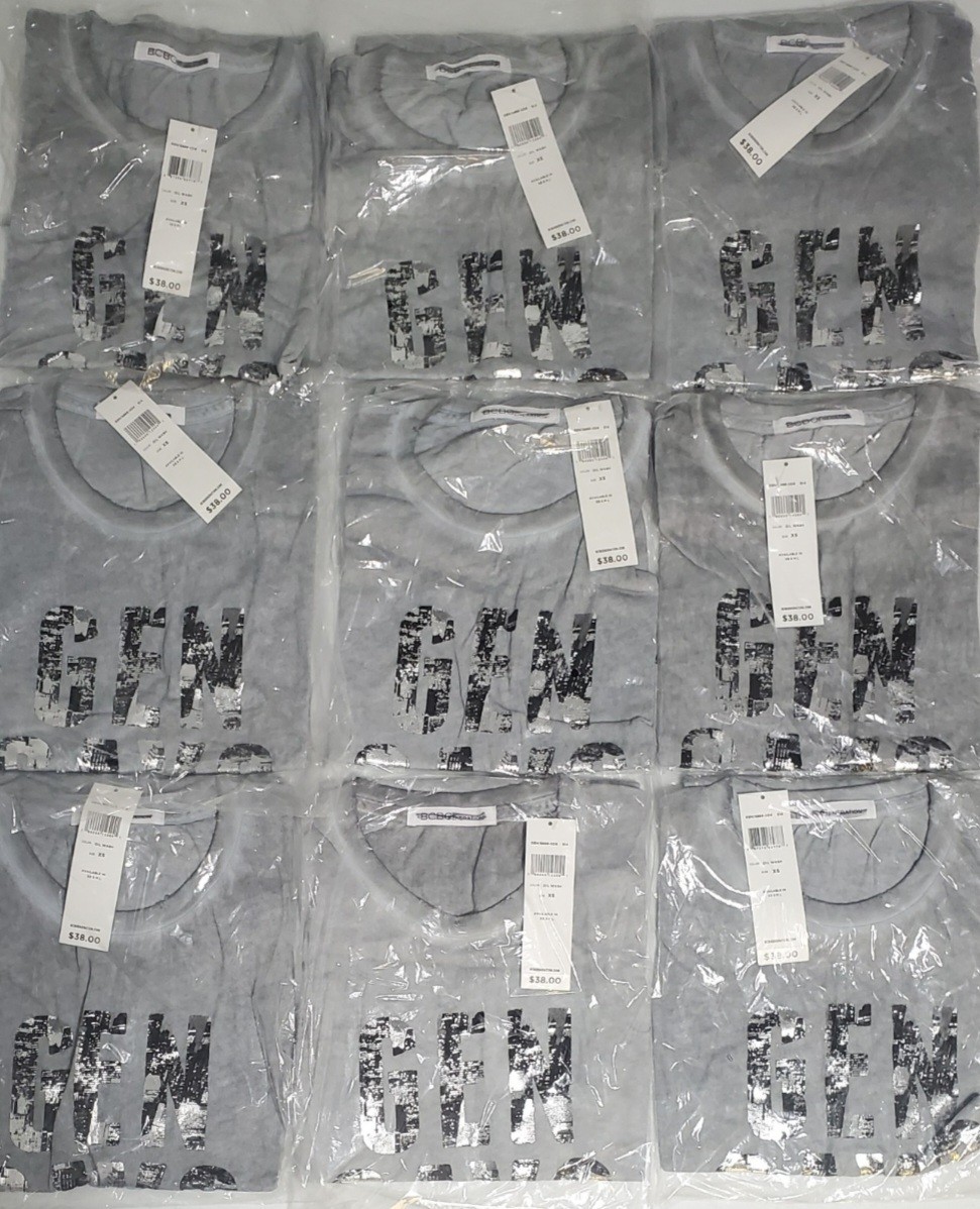 Lot of 10 BCBGeneration Graphic Logo Oil Wash Sleeveless Knit Tanks Womens XS