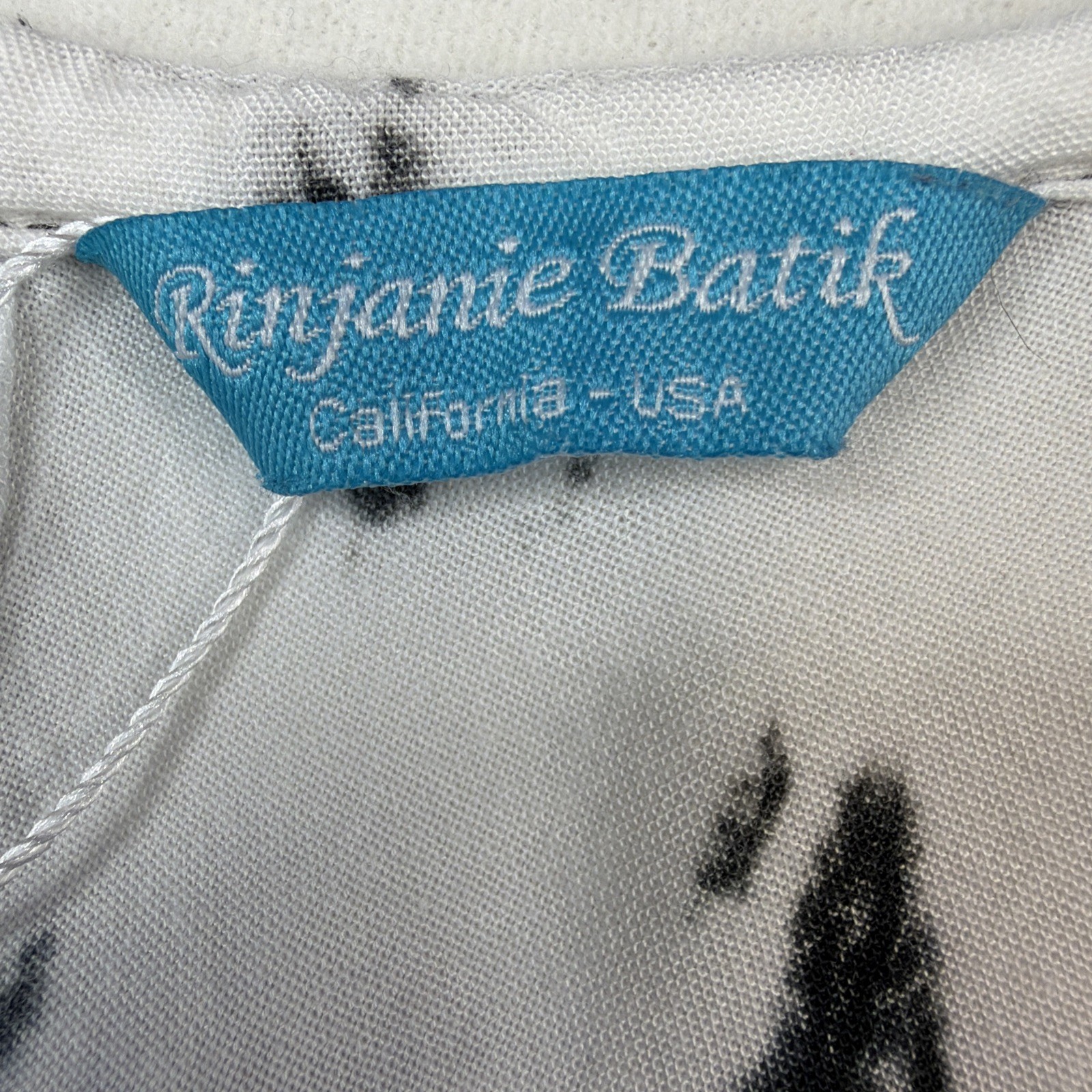 Rinjanie Batik Women’s Small? Tie Dye Rayon Crop Top Open Back Handmade