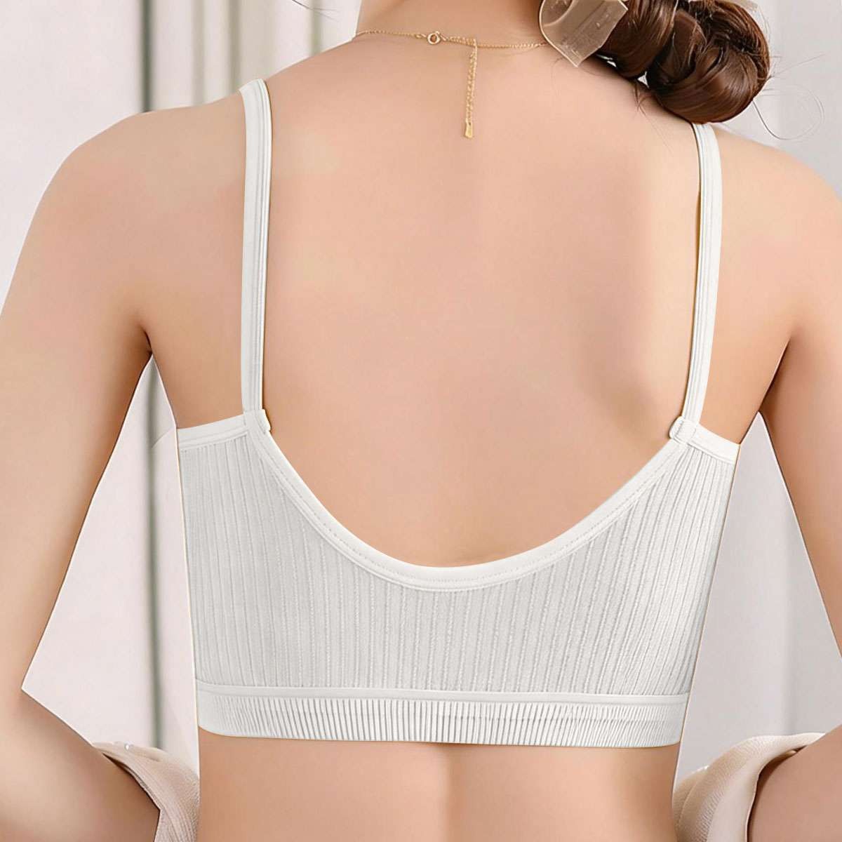 Women Crop Tops Tube Top Streetwear Sleeveless Camis Sport Bra Bralatte Cotton