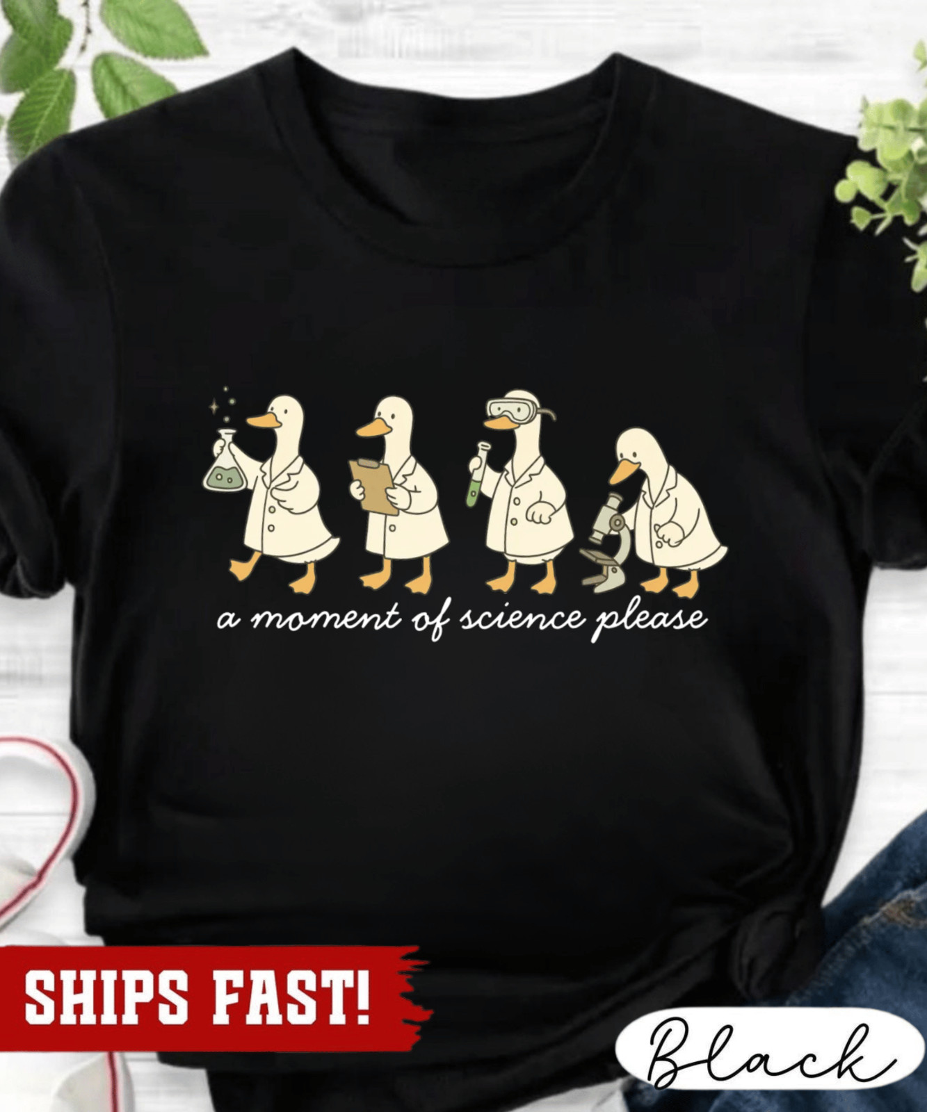 A Moment of Science Shirt – Funny Science Teacher Tee, STEM Shirt for Women, Che
