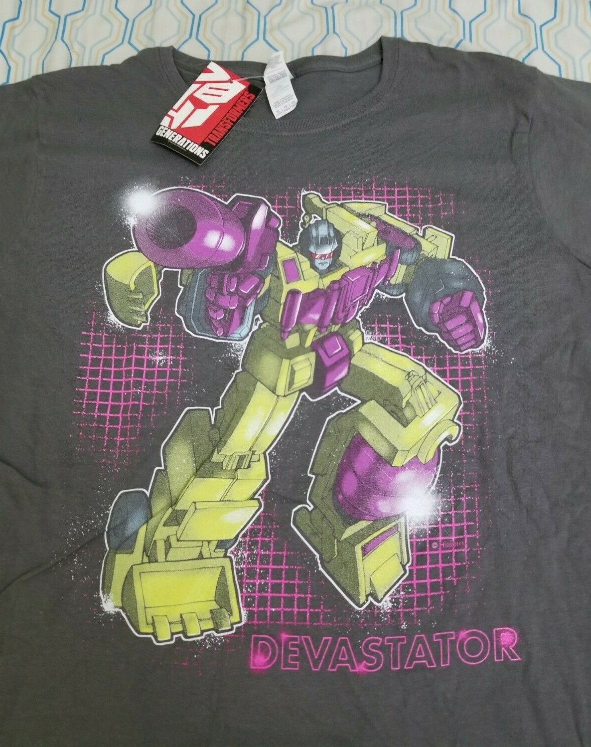 NEW Women’s Transformers Devastator T Shirt Generations Movie Cartoon Size XL