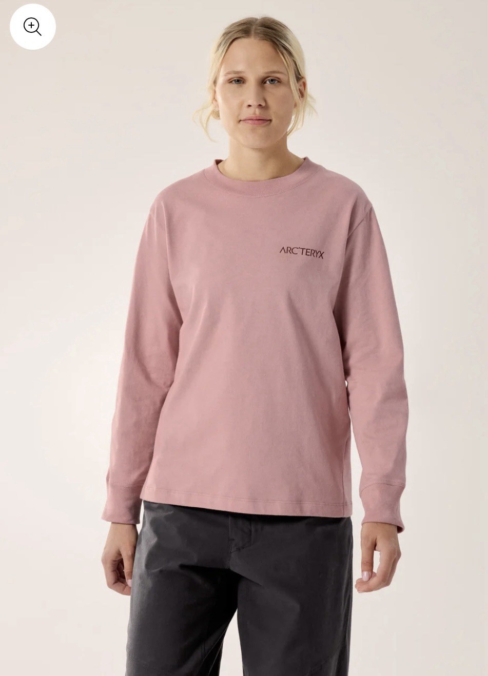 Authentic New Arcteryx Kragg Cotton Bird Crew Neck Shirt LS Women’s Bliss Size L
