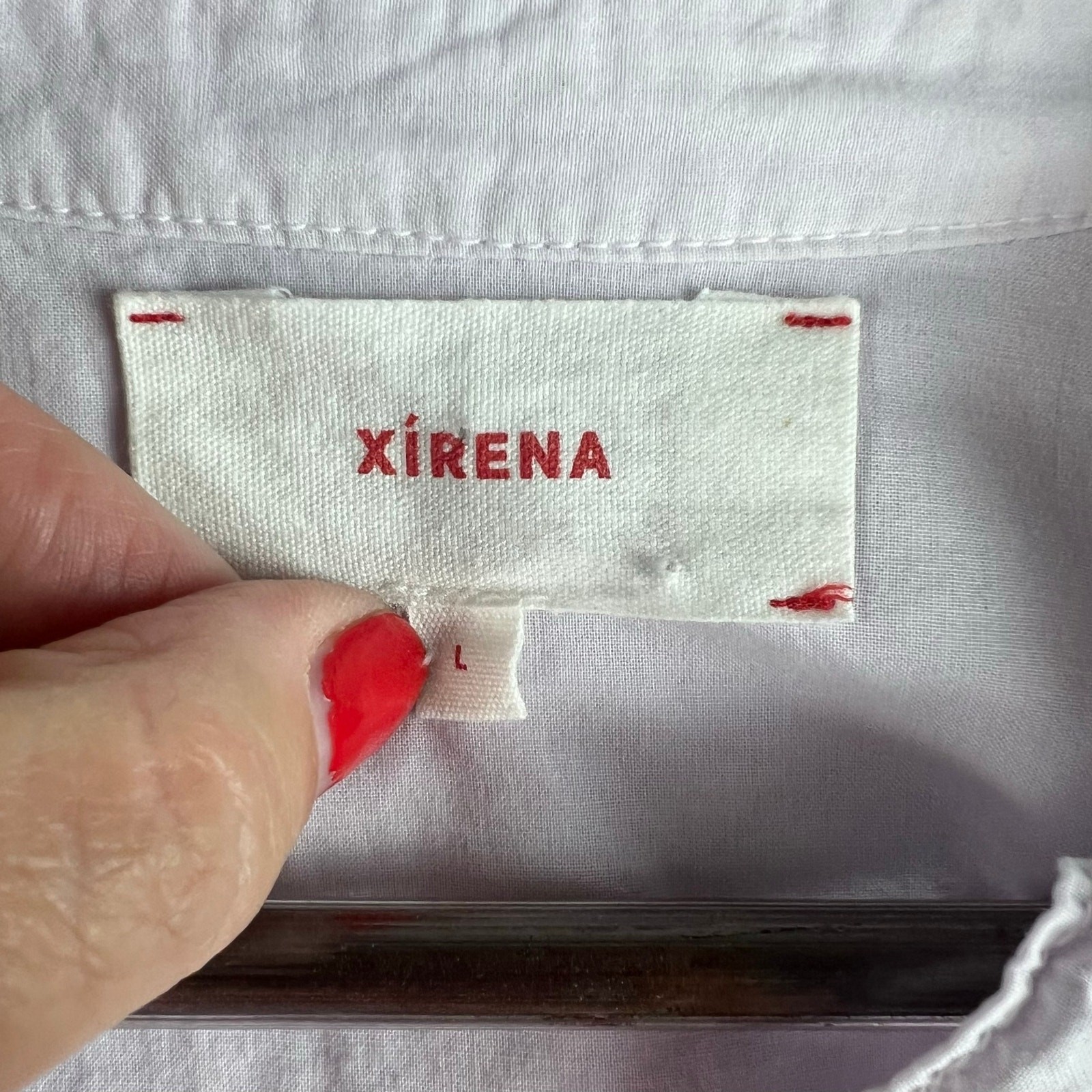 Xirena Women’s Halsey Shirt Sweet Lilac SZ LG 100% Cotton Made in USA