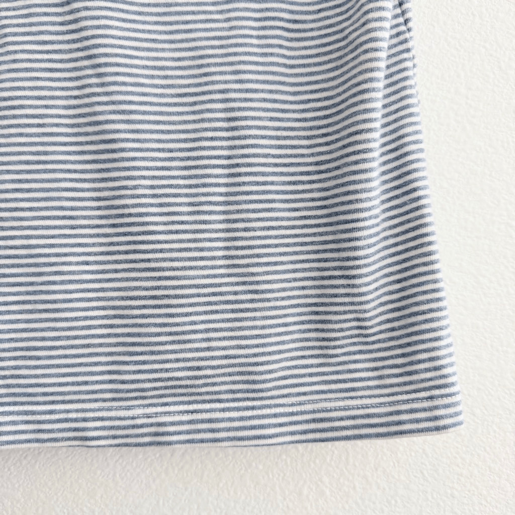 John Galt J Galt White Blue Stripe Tank Top T Shirt S Small