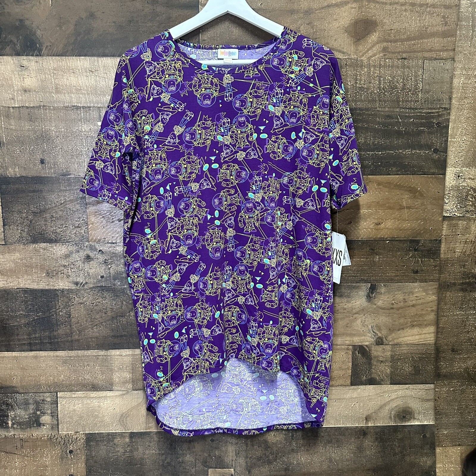 Lularoe Irma top Disney Toy Story Woody Buzz Lightyear NWT XXS
