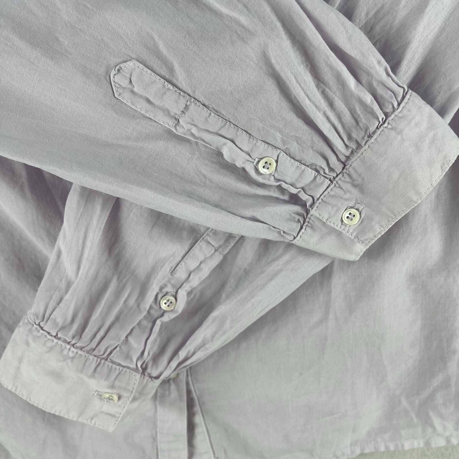 Xirena Women’s Halsey Shirt Sweet Lilac SZ LG 100% Cotton Made in USA