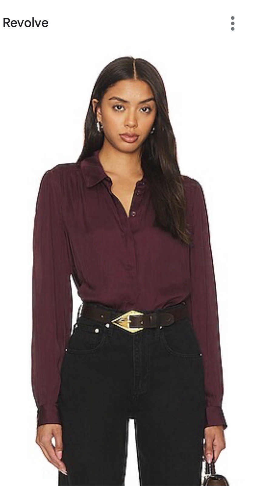 Size Small Paige Maryanne Maroon Button up Size Small