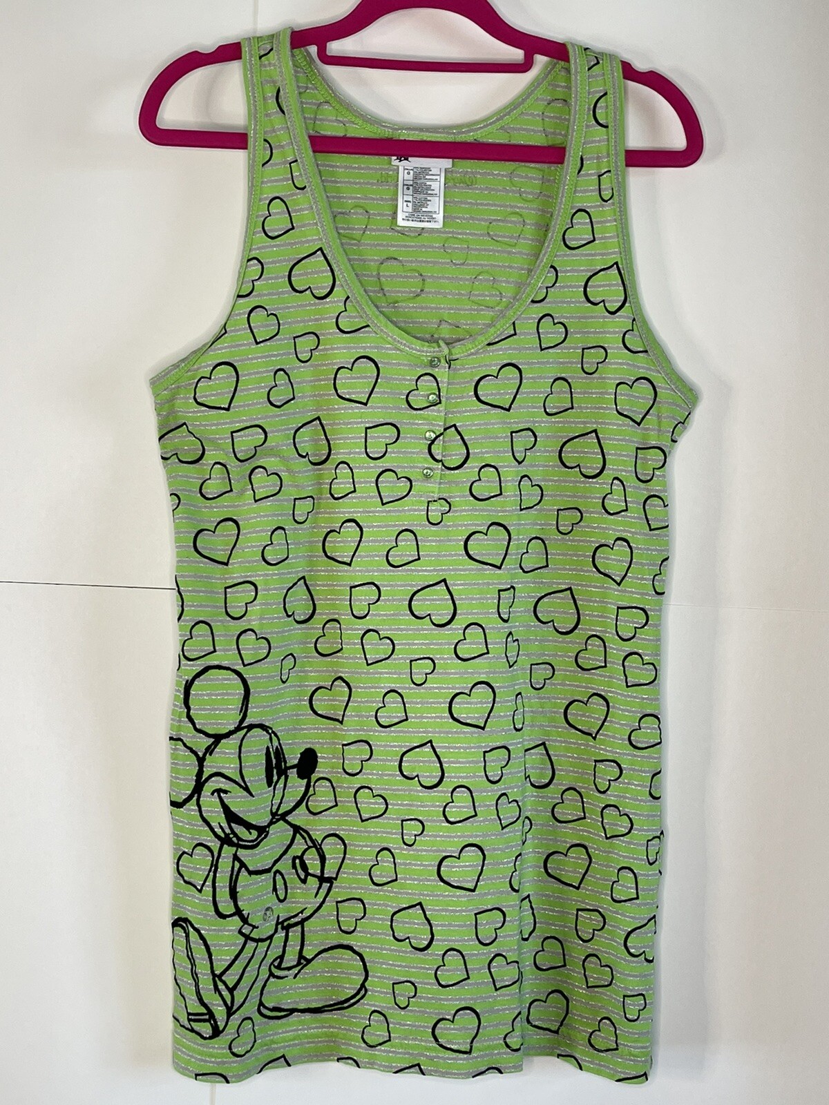 Disney parks Authentic Tank Tee Shirt Mouse Size Large