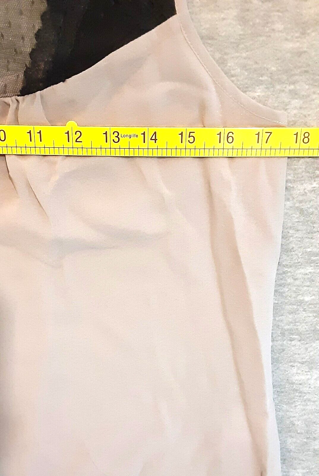 NYC Woman’s Blouse Size SMALL, Lined, Sleeveless, Machine wash