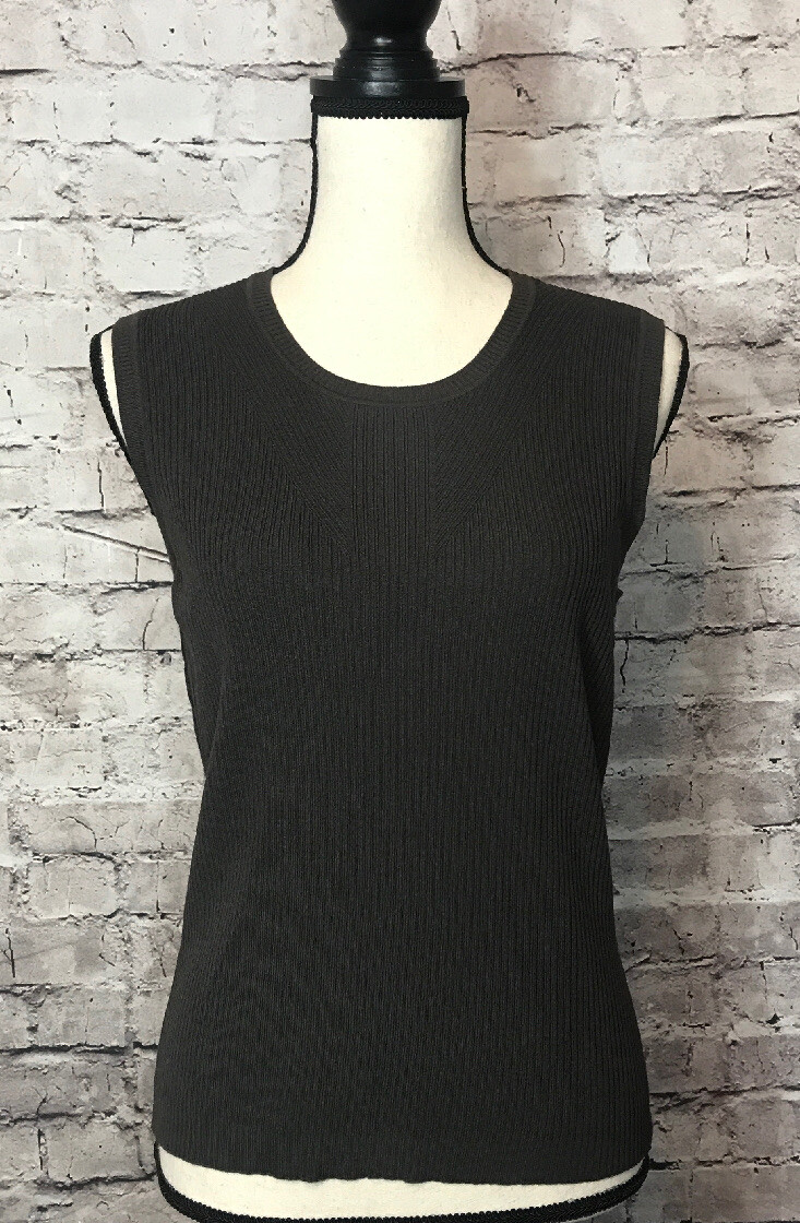 i.e. Women’s Brown Nylon Rayon Blend Sleeveless Pullover Cami Tank Top Size: M
