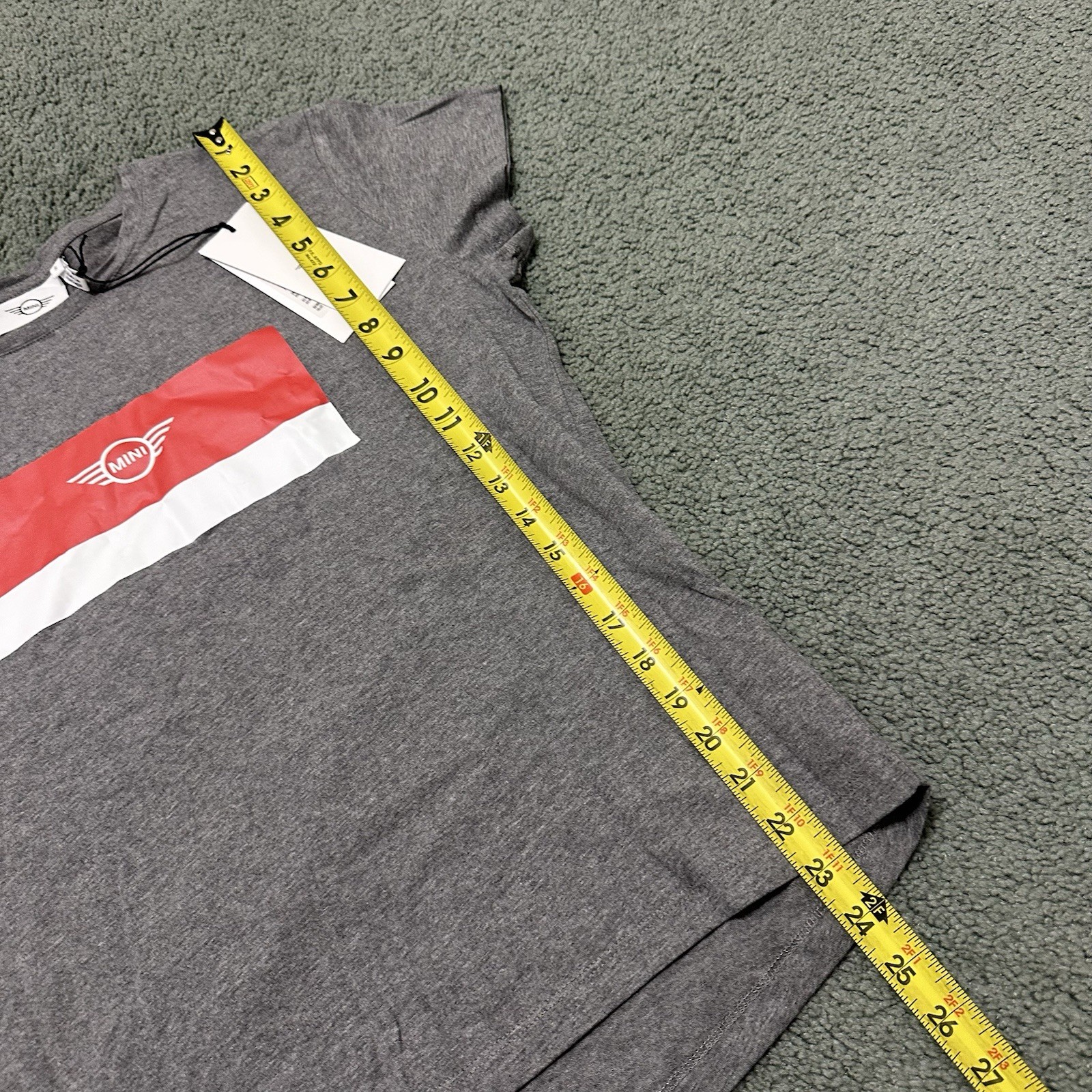 Official MINI Cooper Logo T-Shirt Gray Women’s Size S
