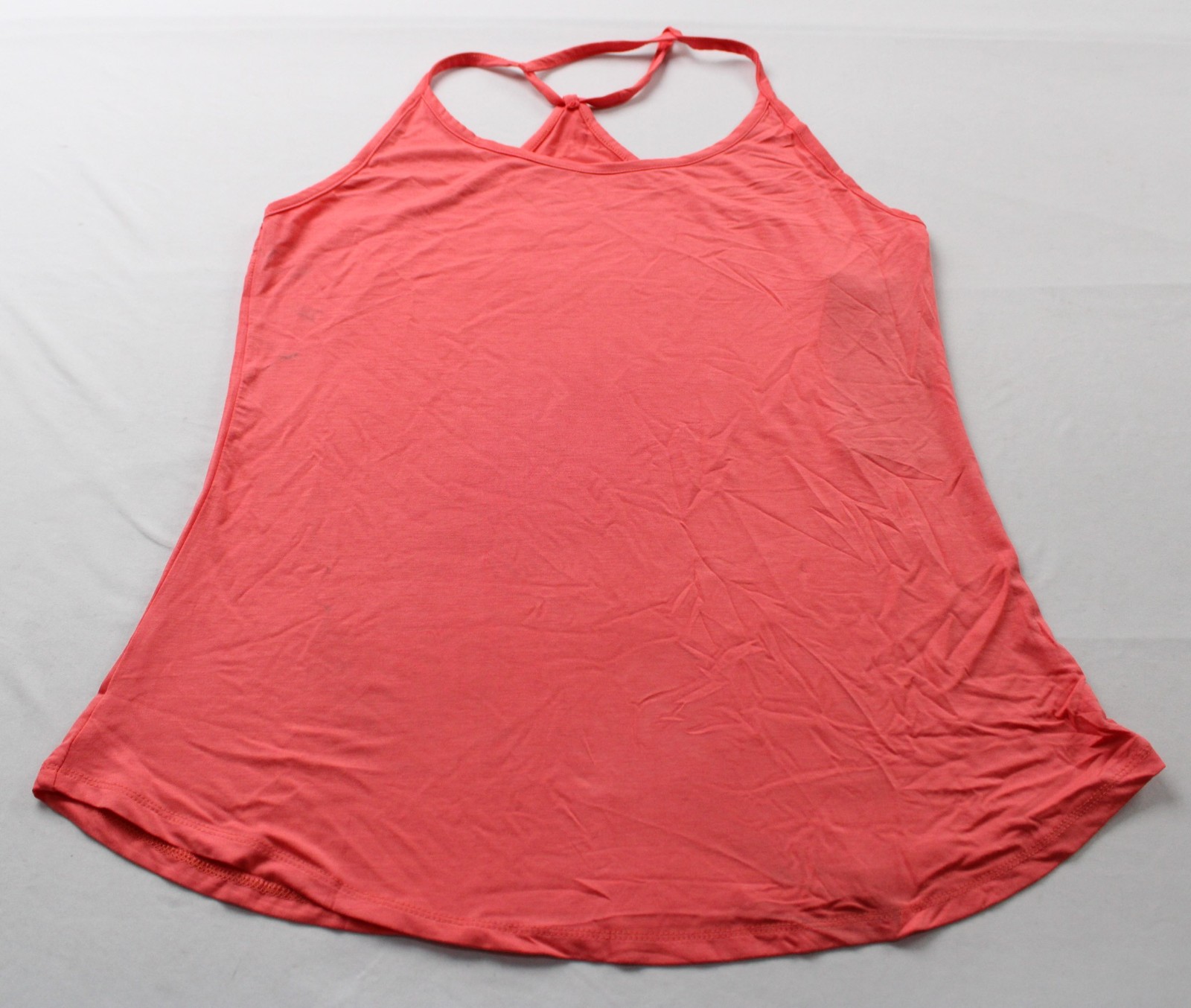 Vie Active Women’s Ultra-Flow Solid Carolina Tank Top BL1 Dark Peony Small