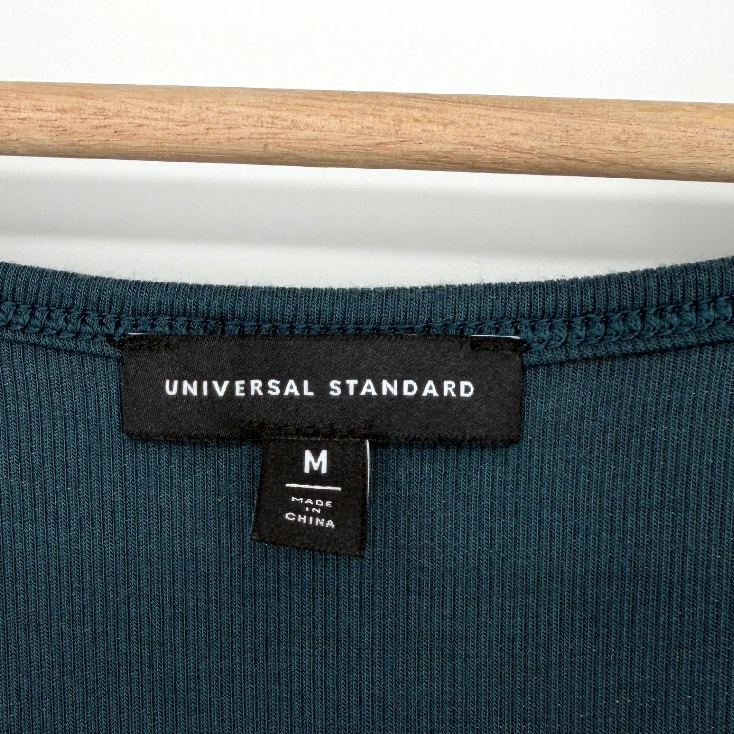 Universal Standard Cloud Ribbed Short Sleeve Square Neck Tee Shirt Sz 18-20